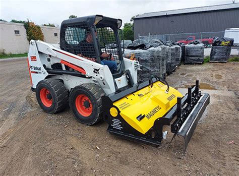 magnetic sweepers for skid steer